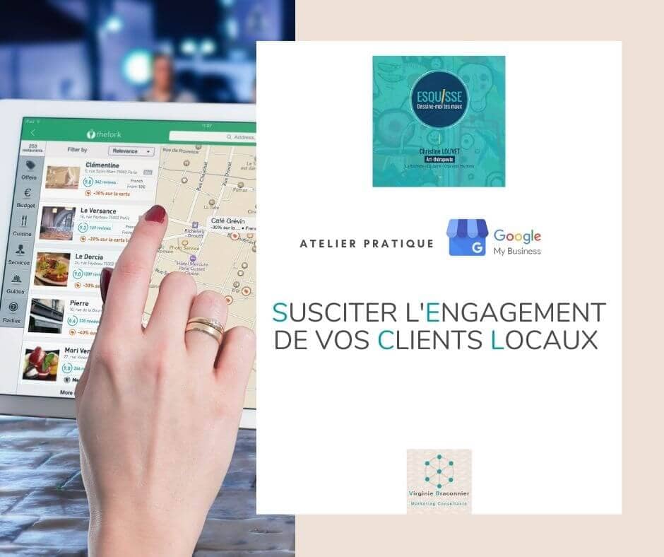 Communication web Esquisse Art Thérapie Google My Business Virginie Braconnier Marketing Consultante v2